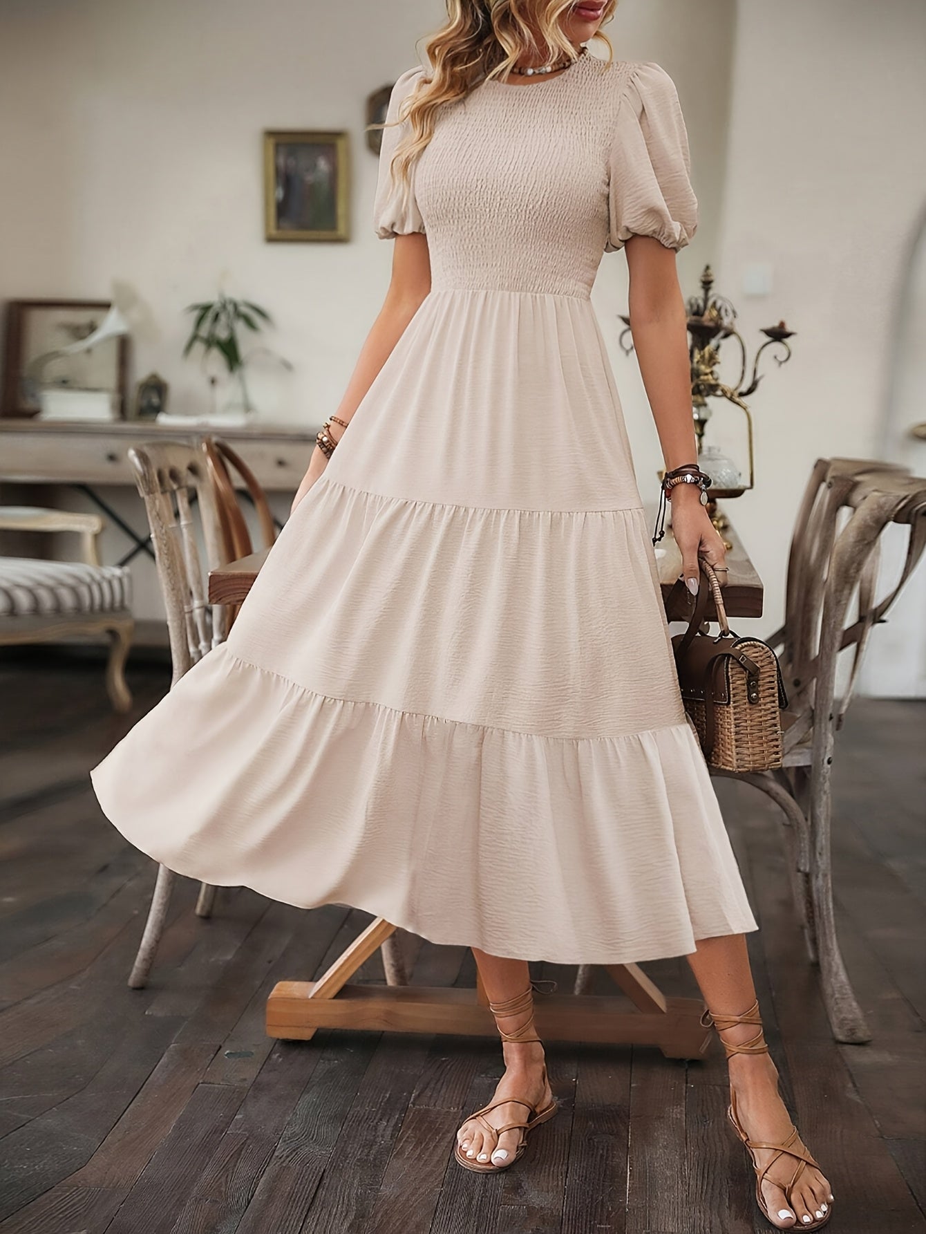 Desiree™ | Smickrande passform & shirring-detalj
