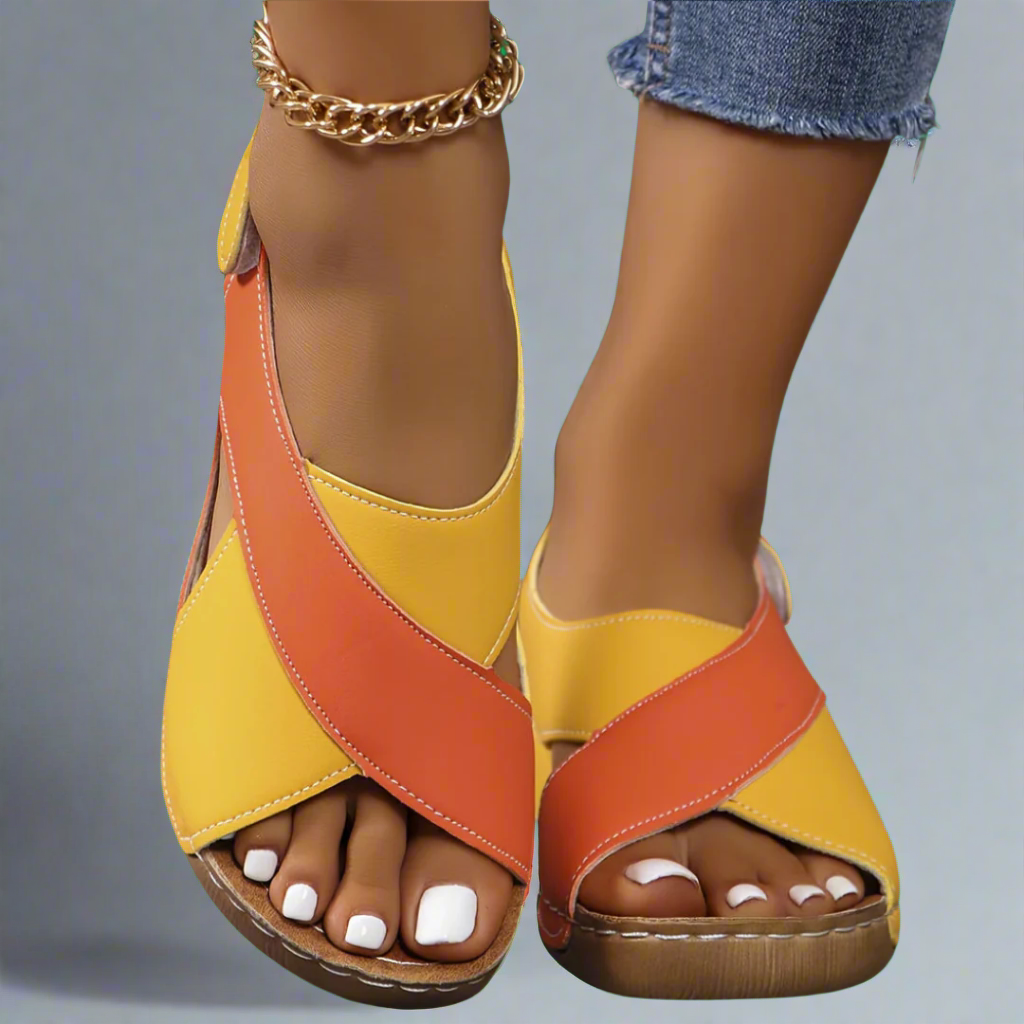 Petra™ | Bekväm kilklacksandal