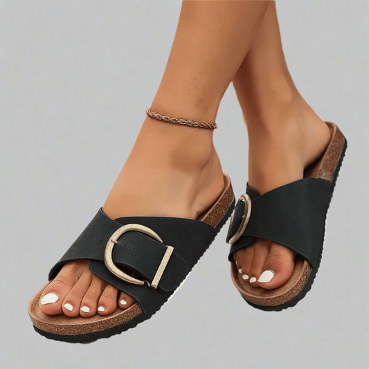Agnes™ | Sandal med bredt spänne