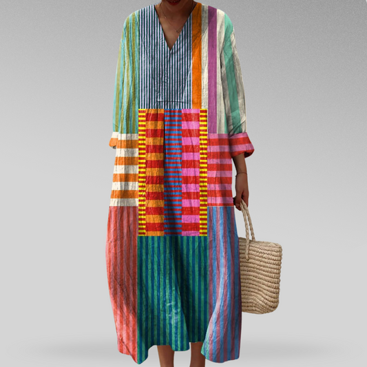 Susan™ | Elegant Geometrisk Klänning